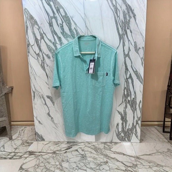 Brand New VINEYARD VINES Men's ISLAND Dyed Slub SS COTTON Pocket Polo CAICOS Med - Picture 6 of 16